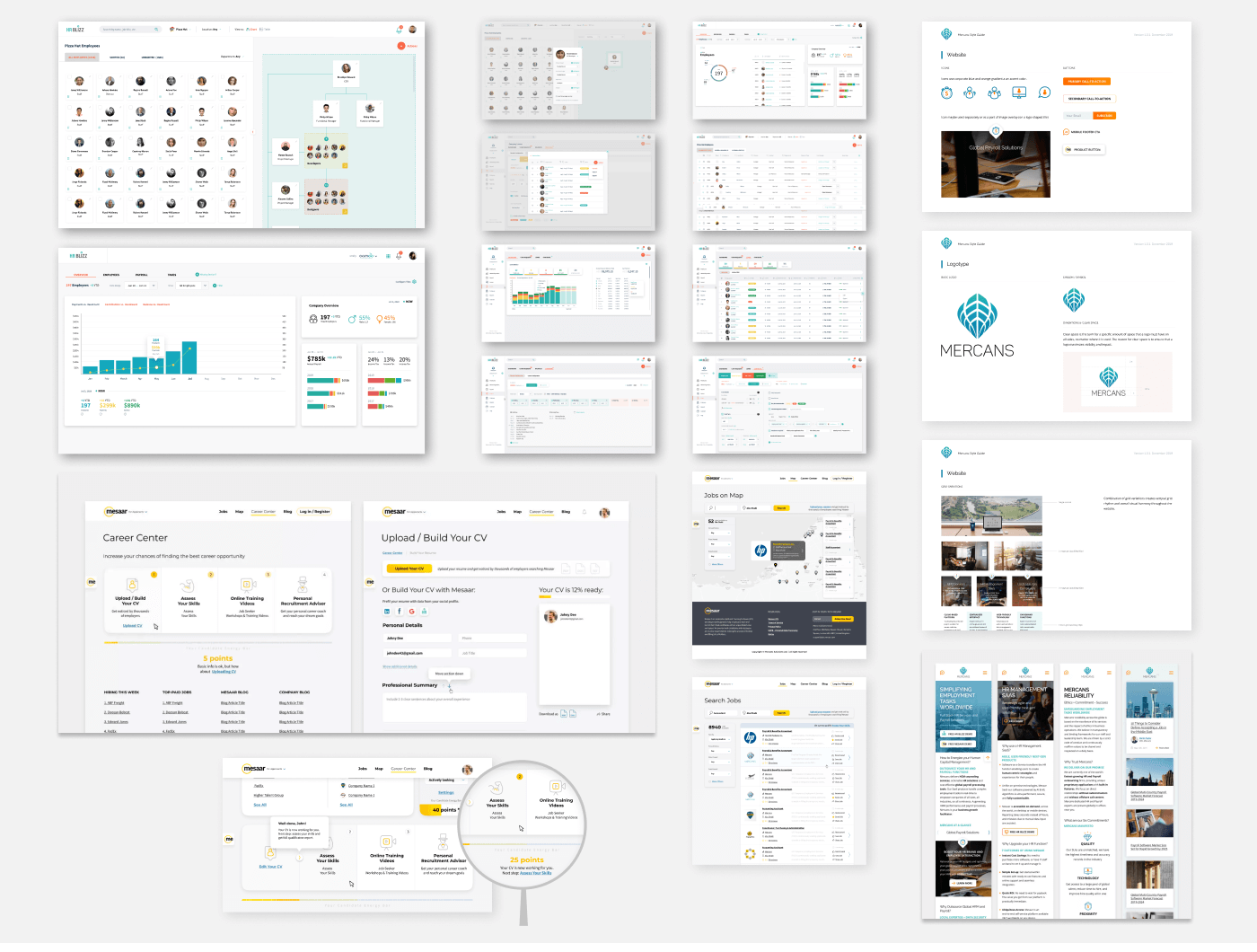 SaaS application development visual design and design system